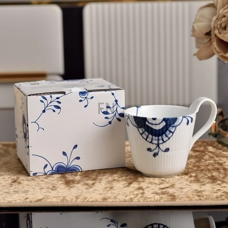 Coffee Tea Gift Set - Nordic Royal Palm Floral Design Coffee