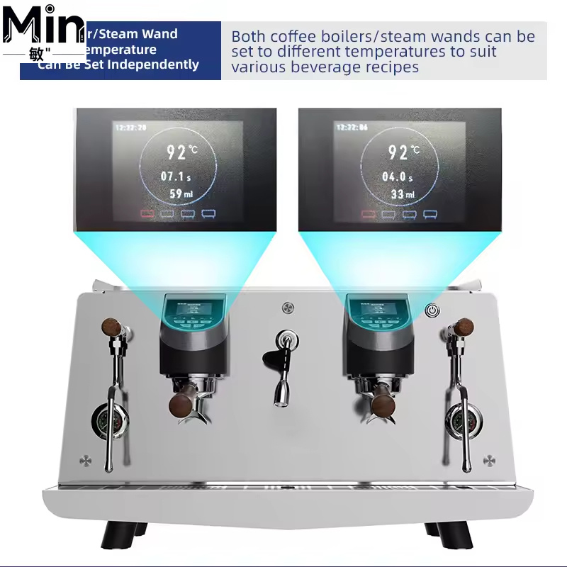 Coffee Tea Espresso Machines - Professional Commercial 2 Group Semi Automatic