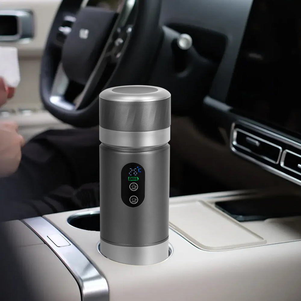 Coffee & Tea Haus - Portable Self-Heating Espresso Coffee Maker LED