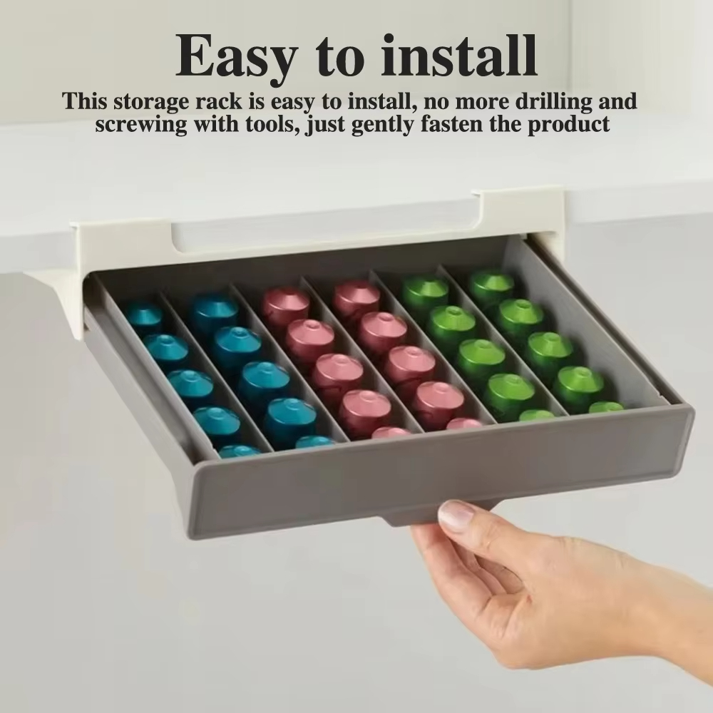 Coffee Tea Organizer - Space-Saving Coffee Capsule & Tea Bag