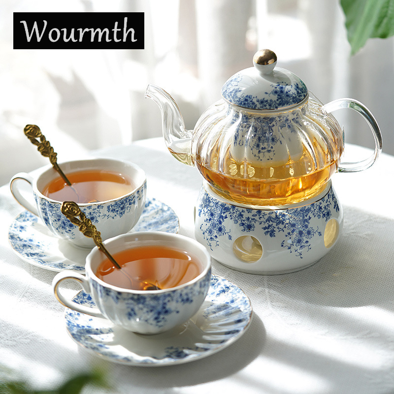Coffee Tea Flower - English-style Afternoon Tea Set, Flower Teapot,