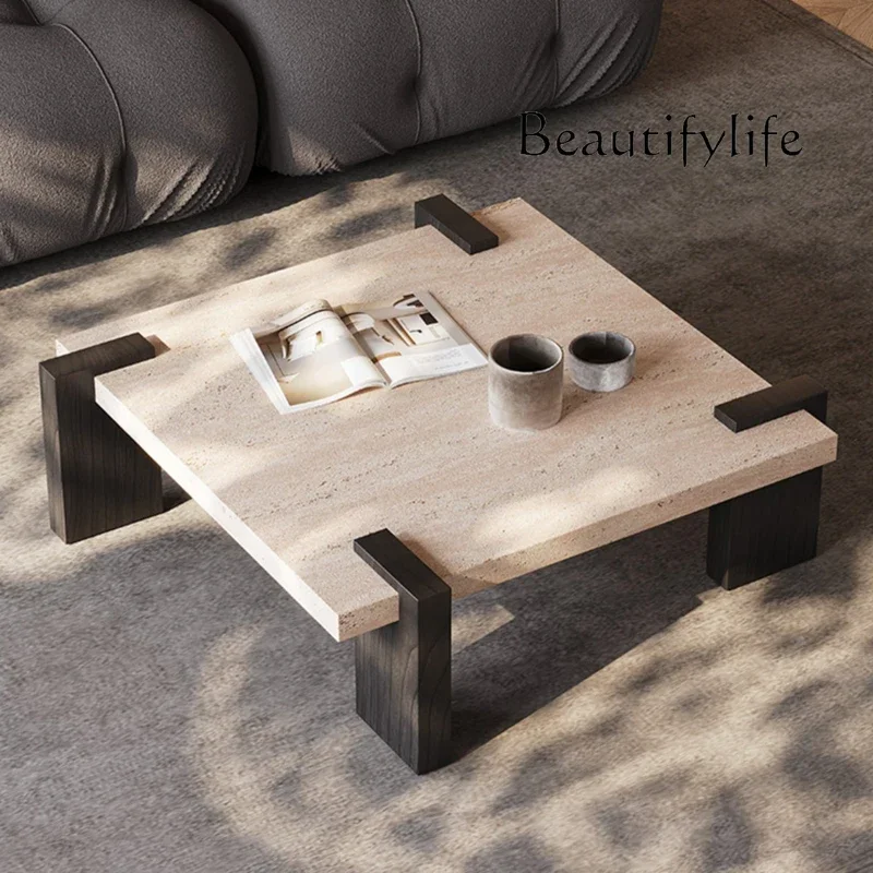 Coffee X Tea - N40 X Modern natural travertine coffee