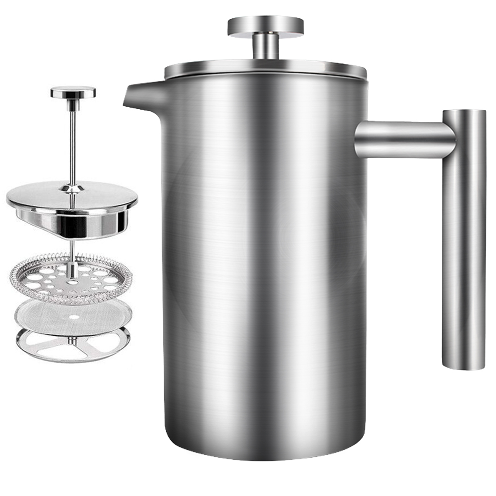 Coffee Tea Espresso Machines - Large Capacity French Press Coffee Maker