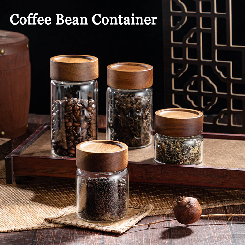 Coffee Tea Gift Set - Coffee Beans Storage Container Tube Display