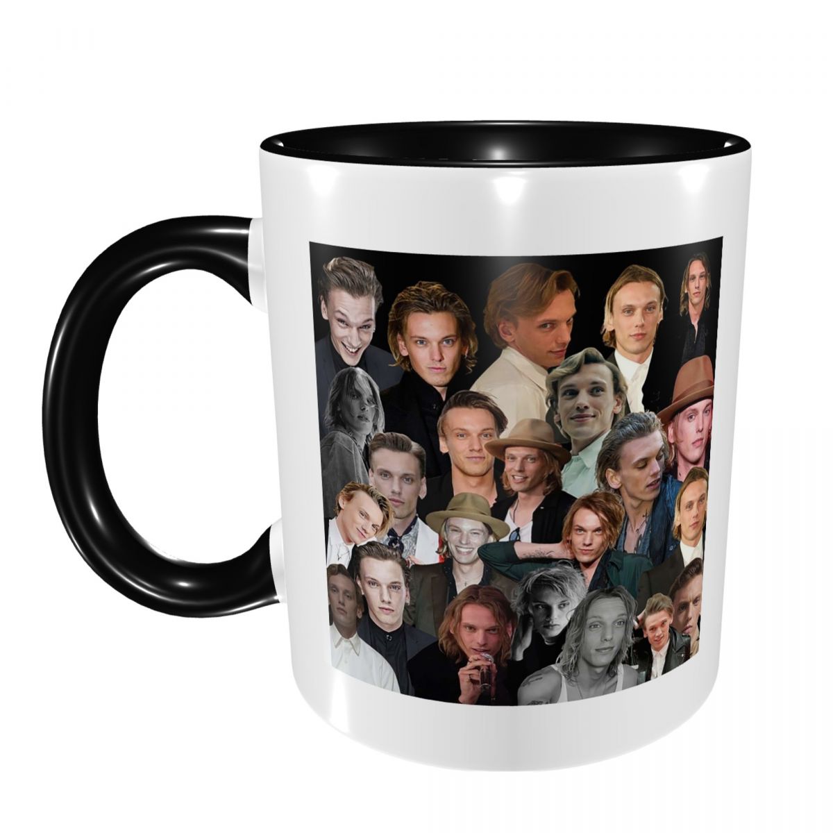 Coffee Tea Photos - Jamie Campbell Bower Photo Collage Mug