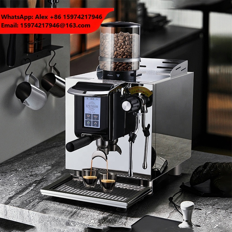 Coffee Tea Espresso Machines - Italian Semi-automatic Espresso Machine Grinding Integrated