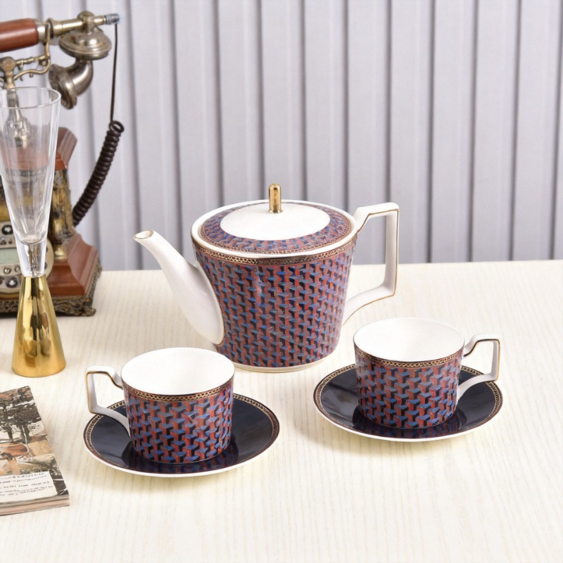 Coffee Tea Flower - Byzantine Collection Simple Home Bone China