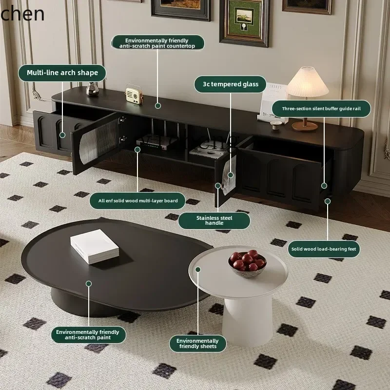 Coffee & Tea Haus - i5.15 retro TV cabinet coffee table