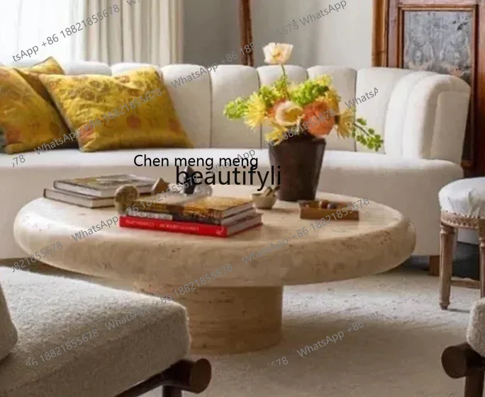 Coffee X Tea - X Natural Cave Stone Coffee Table
