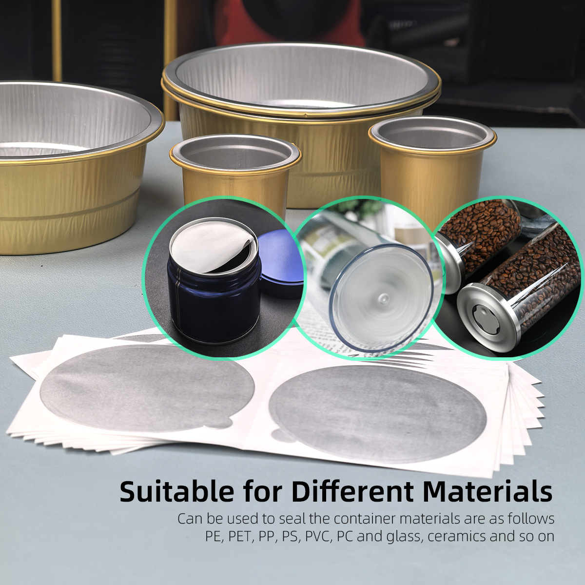 50PCS Self-adhesive Aluminum F - огляд і ціна Coffee Tea Etc