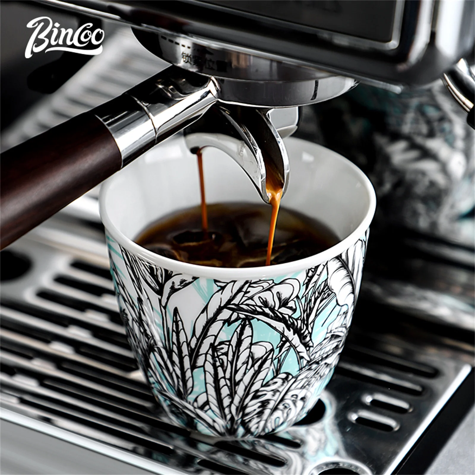 BINCOO Ceramic Coffee Cup Crea - огляд і ціна Coffee Tea Flower