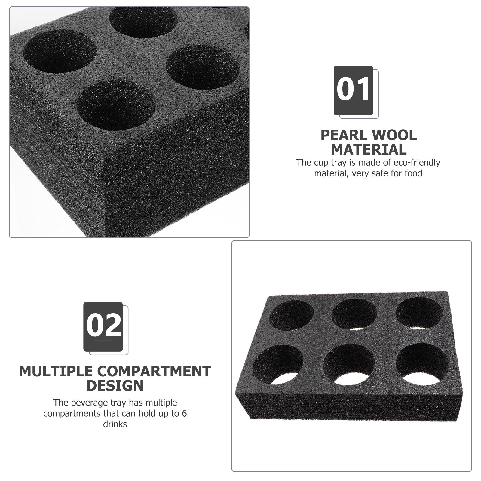 2Pcs Eco-Friendly Biodegradabl - огляд і ціна Coffee Tea Holders