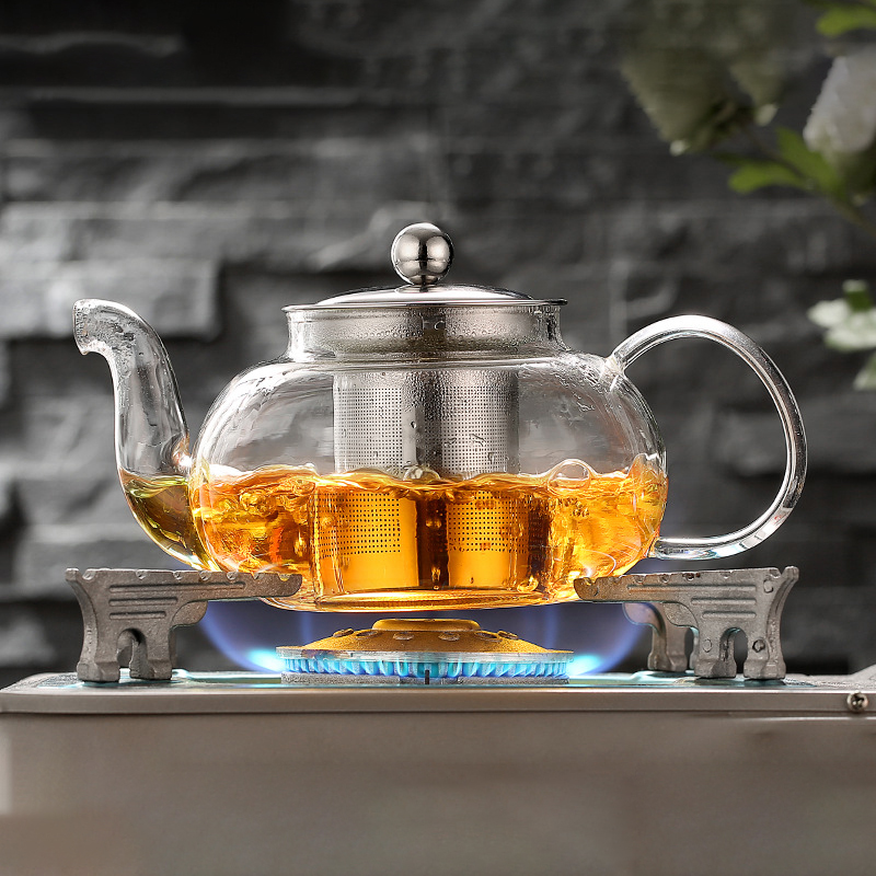 600/800ml Heat Resistant Glass - огляд і ціна Coffee Tea Flower