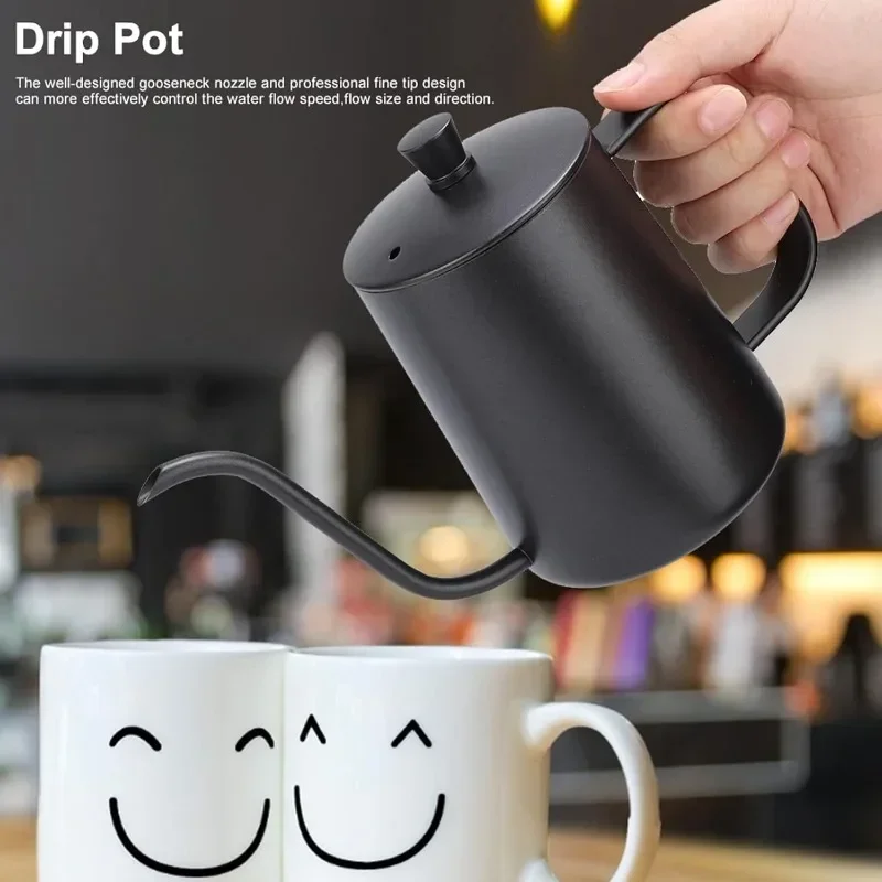 350/600ML Stainless Steel Drip - огляд і ціна Tea And Coffee Kettle