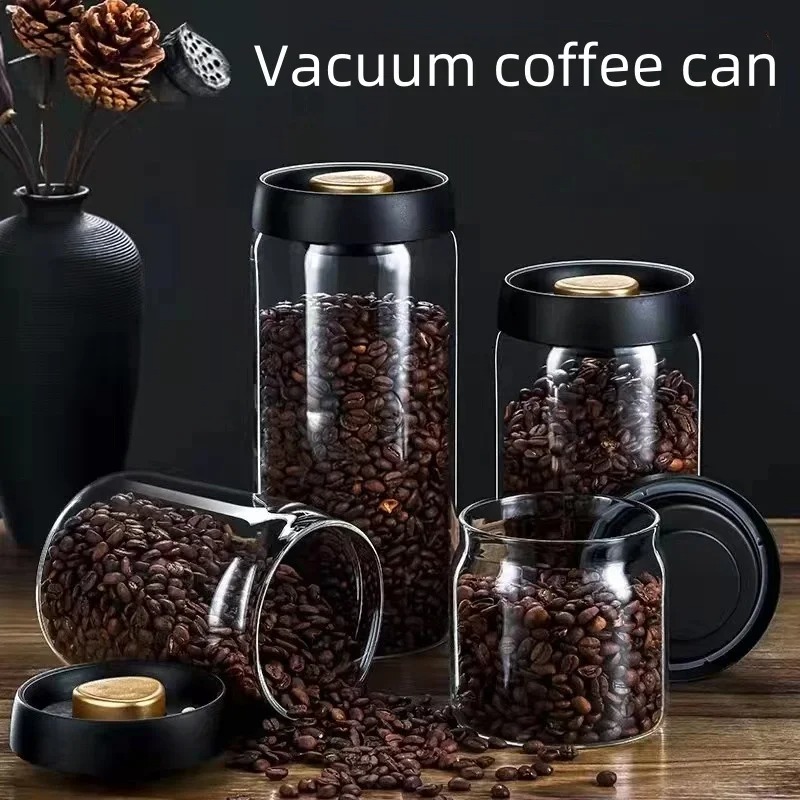Manual Vacuum Sealed Coffee Ja - огляд і ціна Coffee Tea Organizer