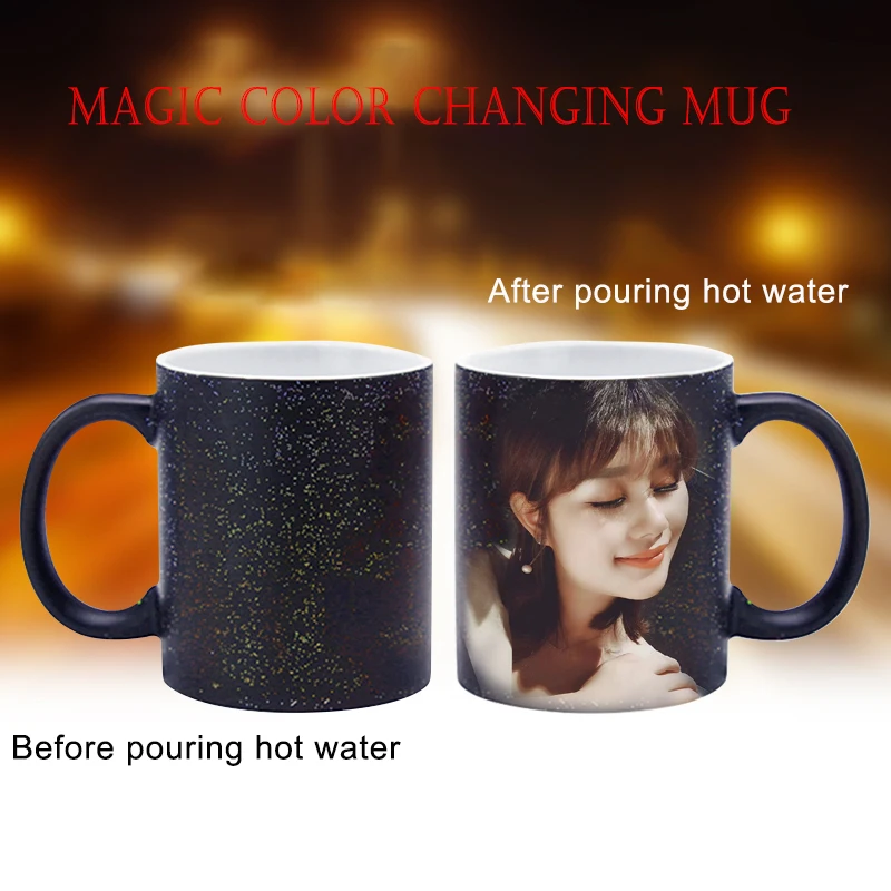 Black ceramic color-changing c - огляд і ціна Coffee Tea Photos