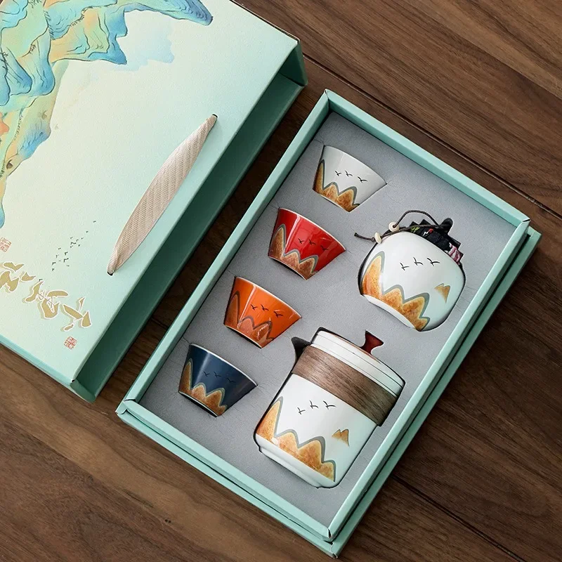 Gift Box,Chinese Style Ceramic - огляд і ціна Coffee Tea Gift Set