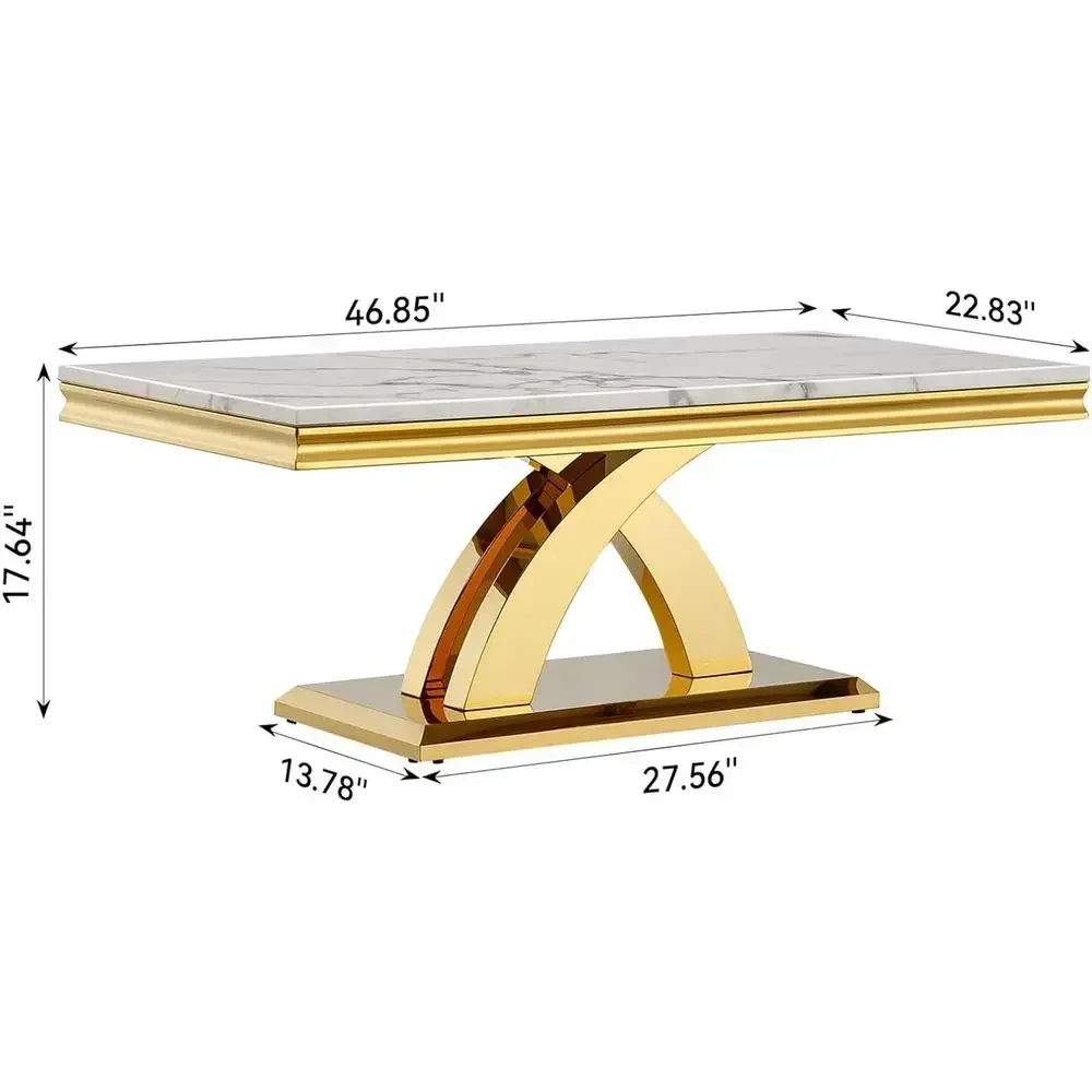 Luxury White Marble Coffee Tab - огляд і ціна Coffee X Tea