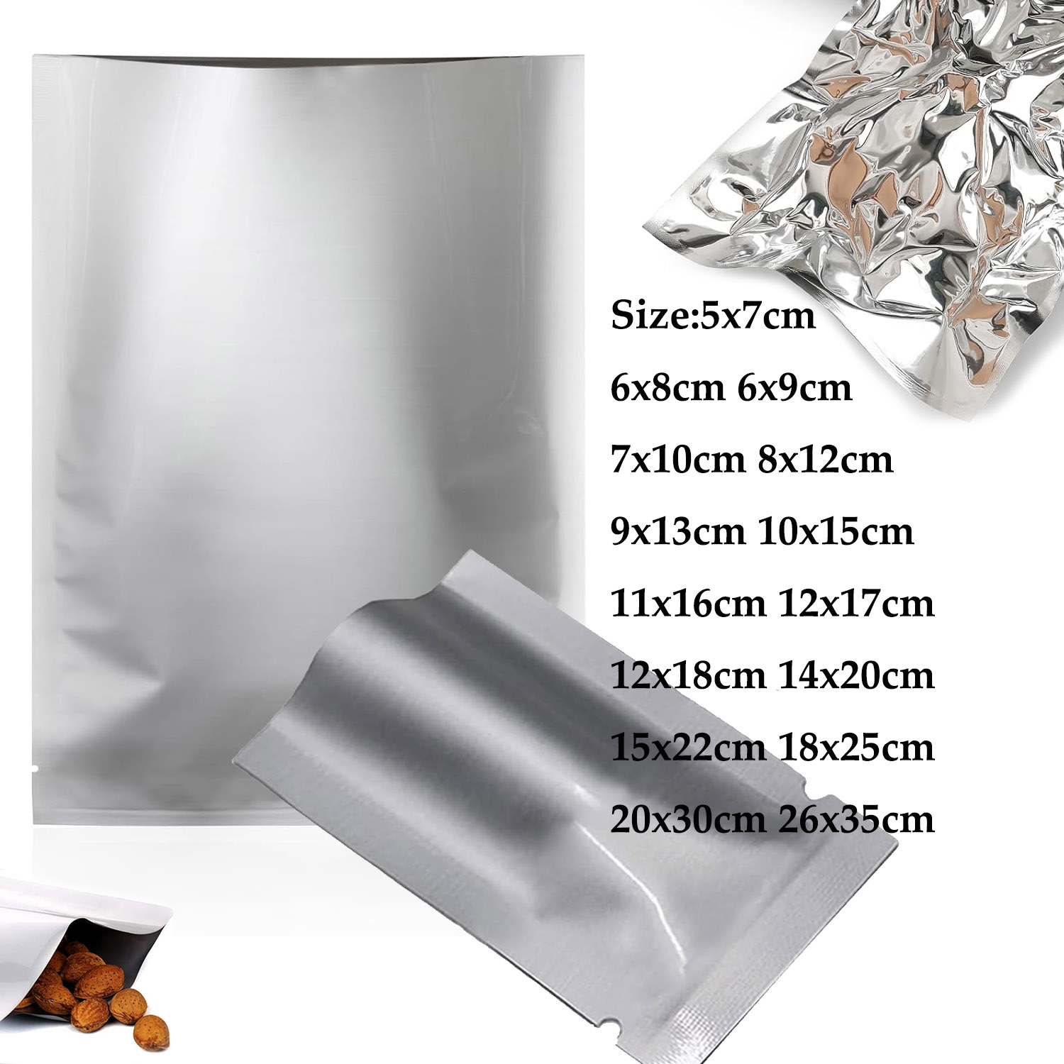 10~200 PCS Aluminized Packagin - огляд і ціна Coffee Tea Etc