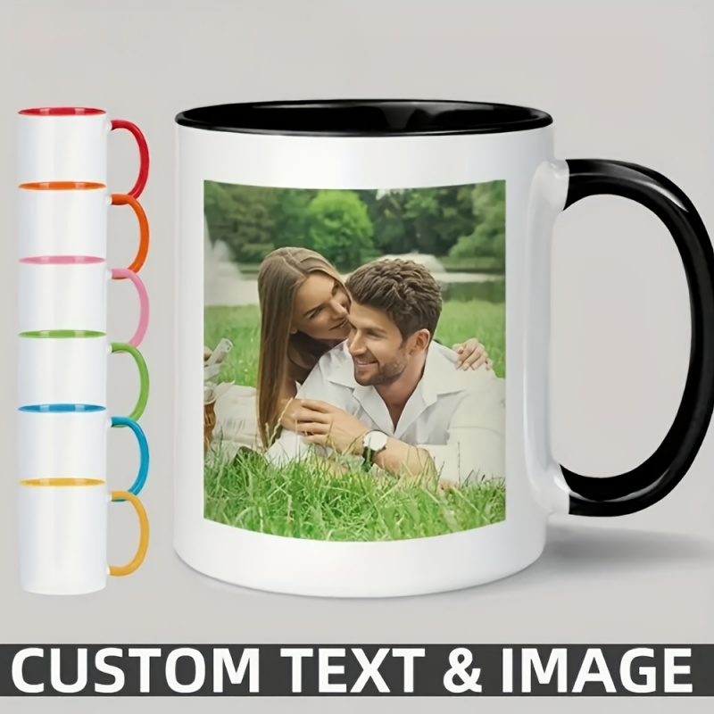 Custom Photo and Text Coffee M - огляд і ціна Coffee Tea Photos