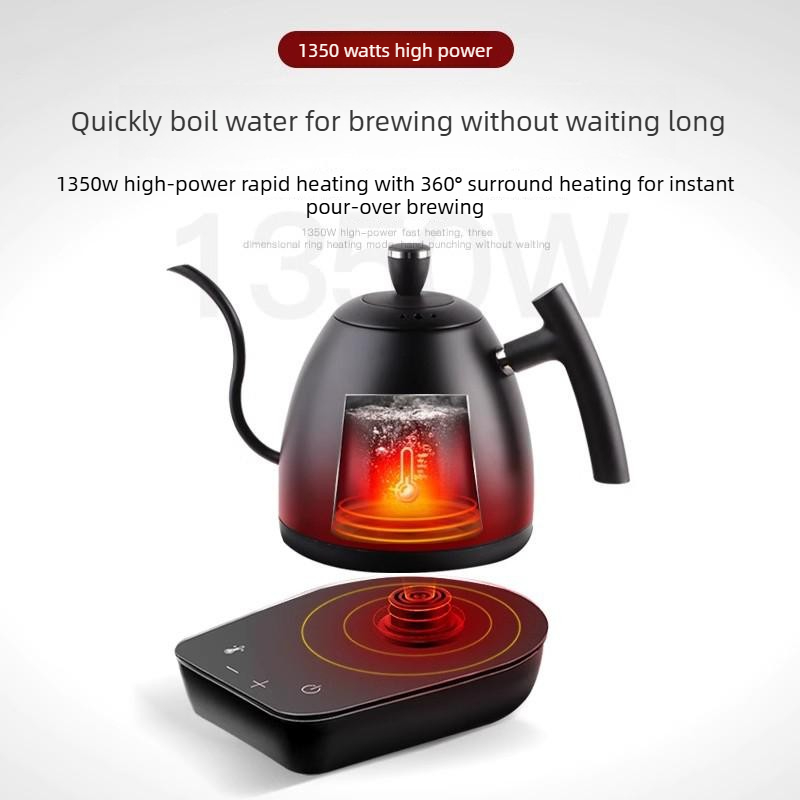Electric Gooseneck Kettle with - огляд і ціна Tea And Coffee Kettle