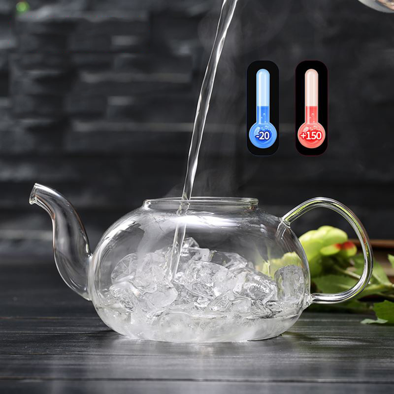 600/800ml Heat Resistant Glass - огляд і ціна Coffee Tea Flower