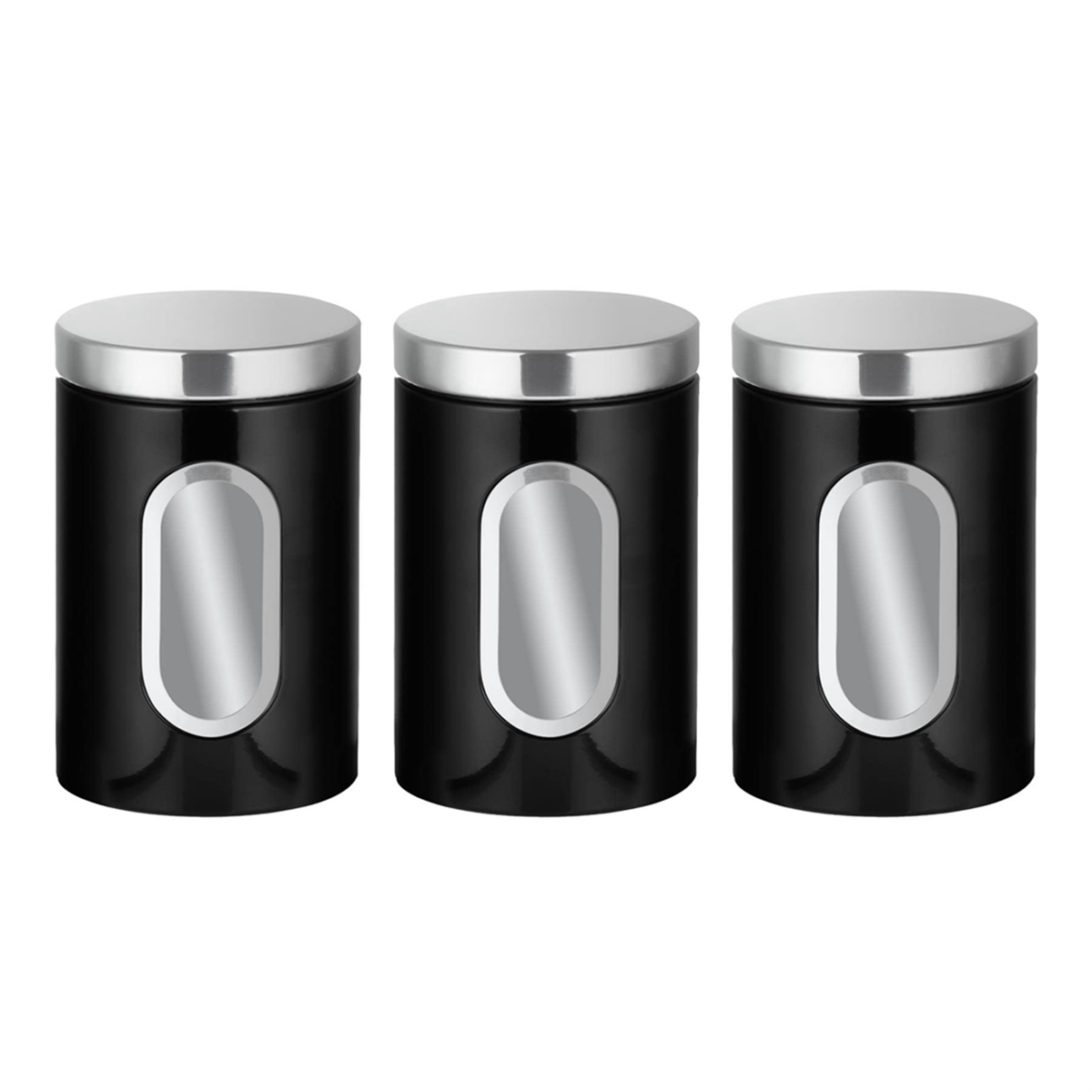 3PC Kitchen Canister Set -with - огляд і ціна Coffee Tea Etc