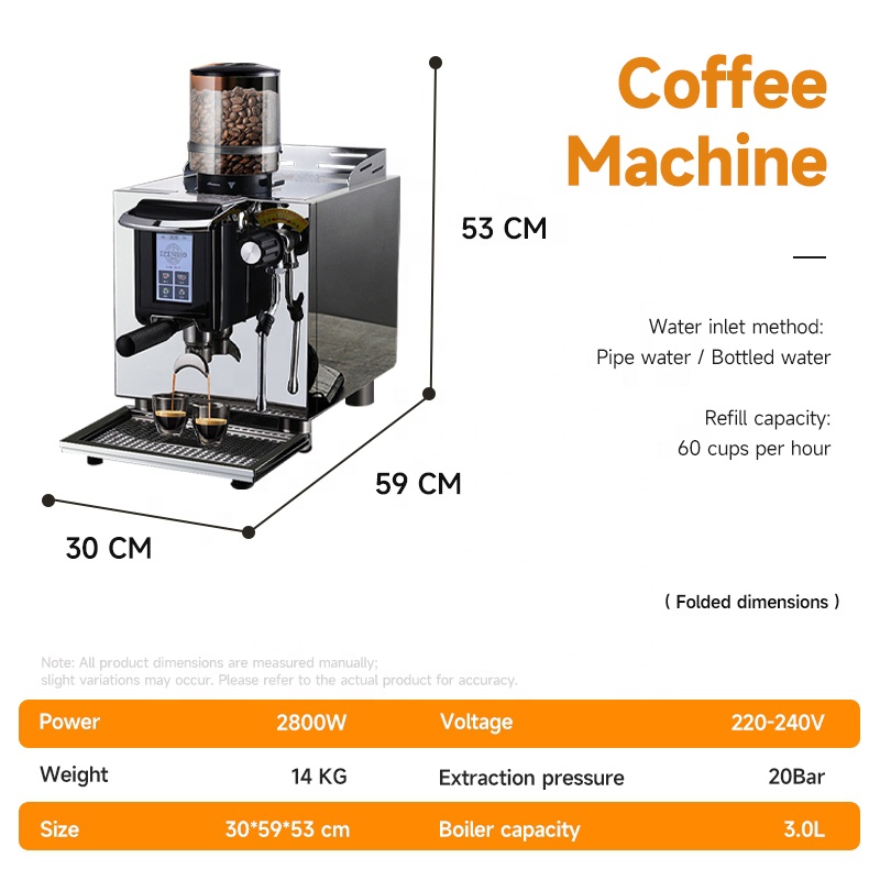 Italian Semi-automatic Espress - огляд і ціна Coffee Tea Espresso Machines
