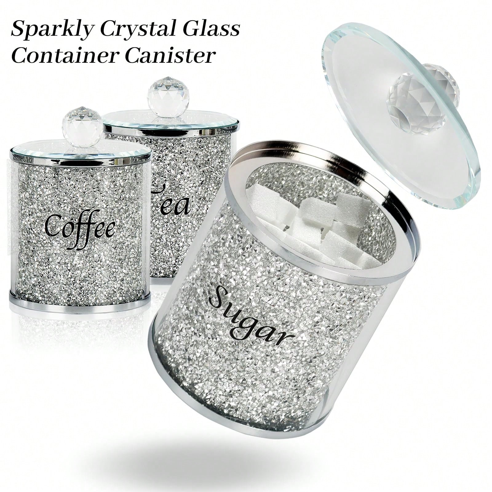Coffee Sugar Tea Canister Set  - огляд і ціна Coffee Tea Gift Set