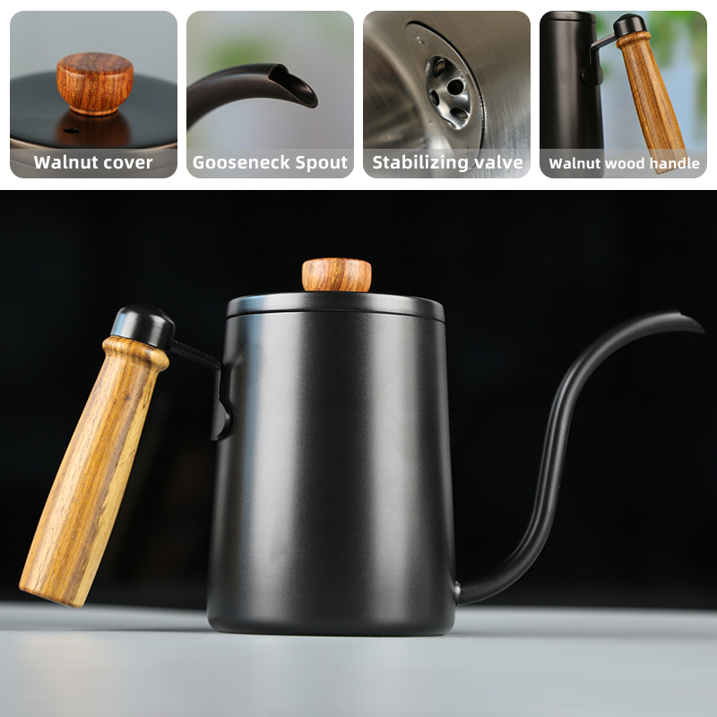 550ML Coffee Pot Milk Frothing - огляд і ціна Tea And Coffee Kettle