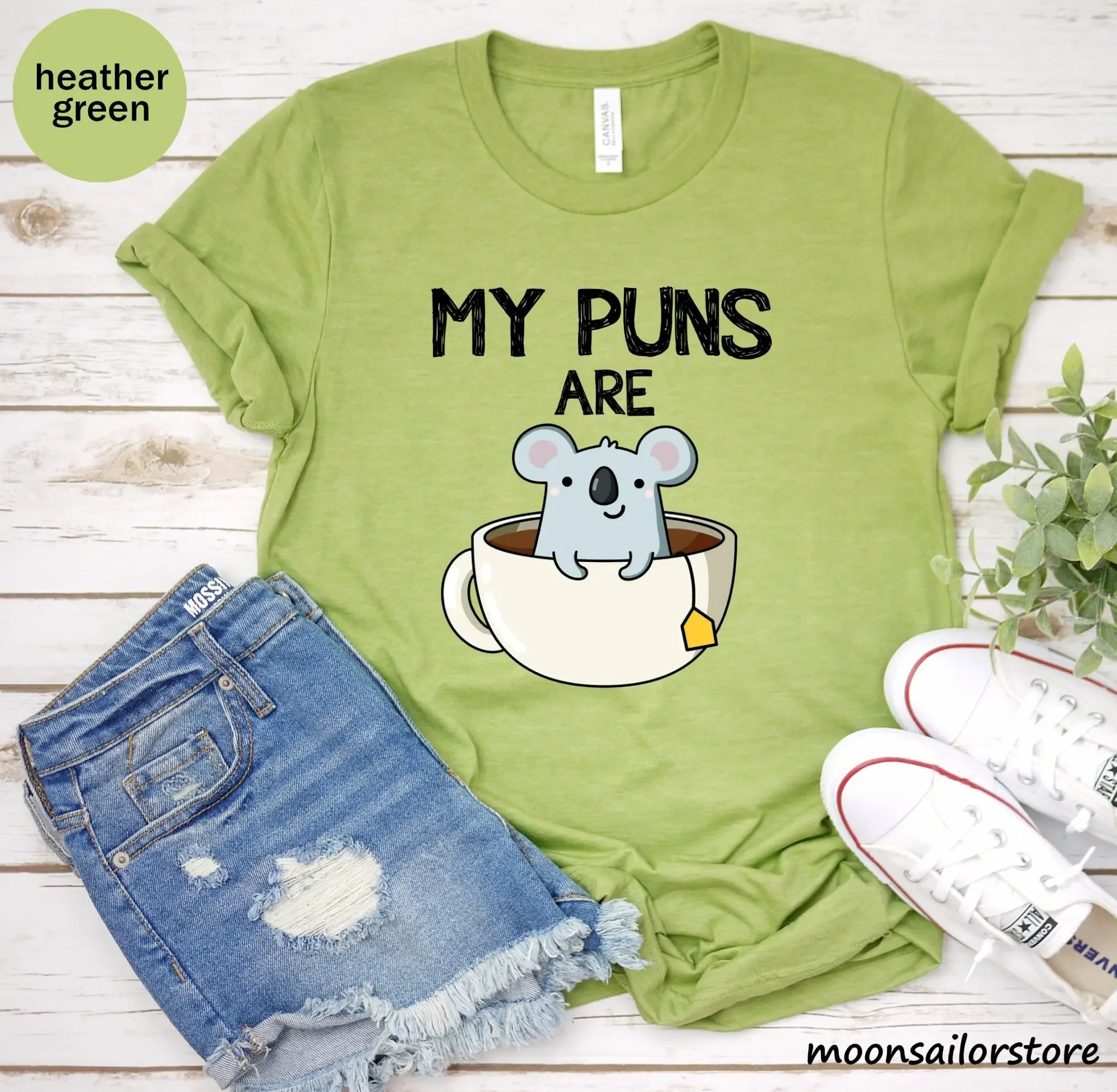 My Puns Are Koala Tea T Shirt  - огляд і ціна T And Tea Coffee
