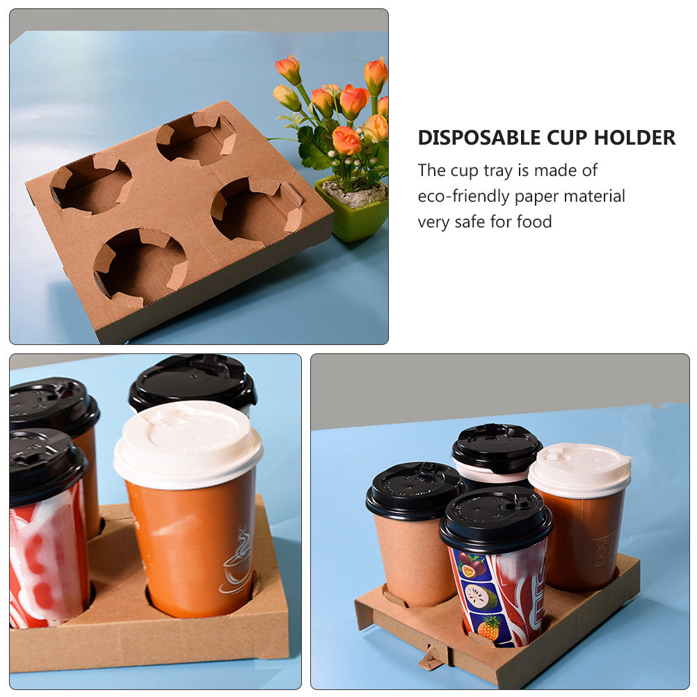 10Pcs Eco-Friendly Biodegradab - огляд і ціна Coffee Tea Holders