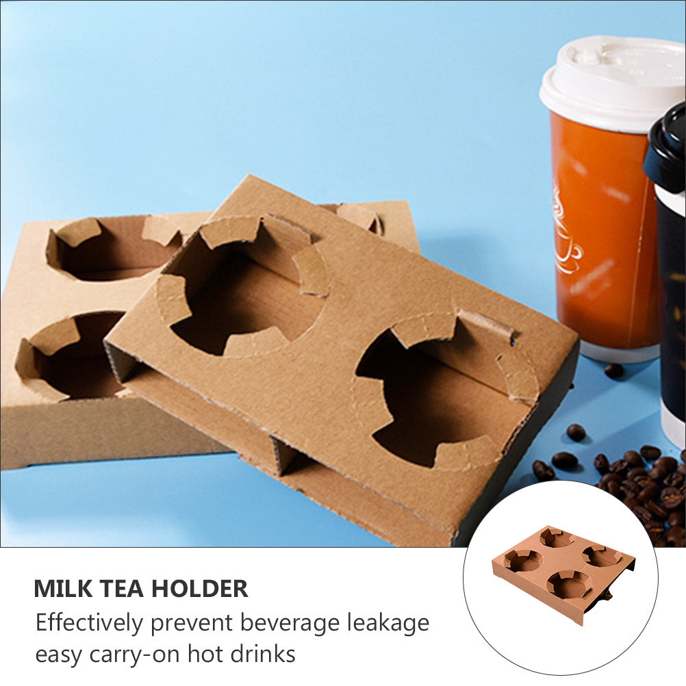 10Pcs Eco-Friendly Biodegradab - огляд і ціна Coffee Tea Holders