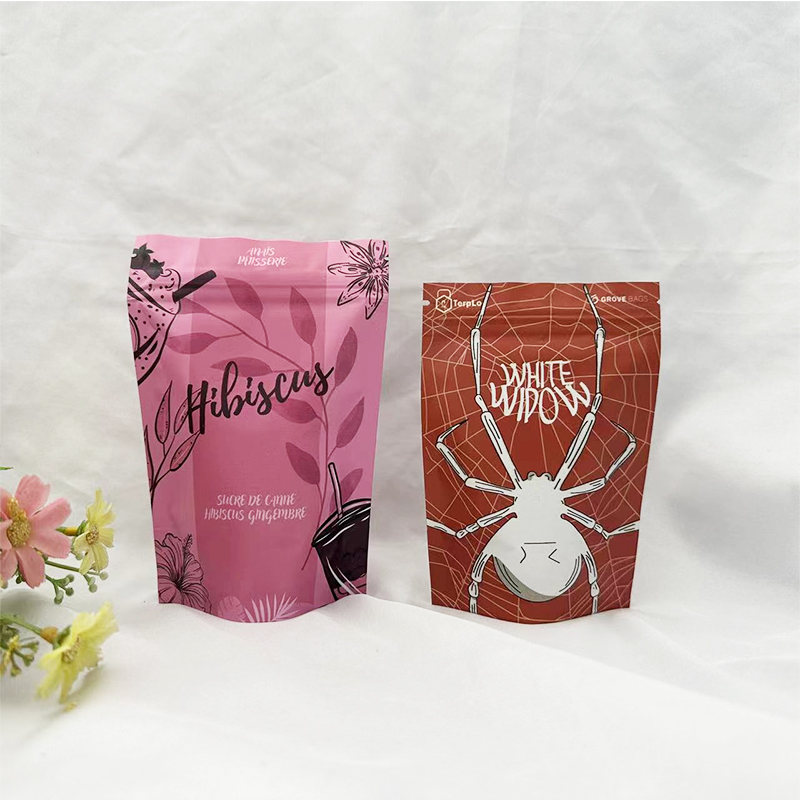 Custom Printed Resealable Bags - огляд і ціна Coffee Tea Flower
