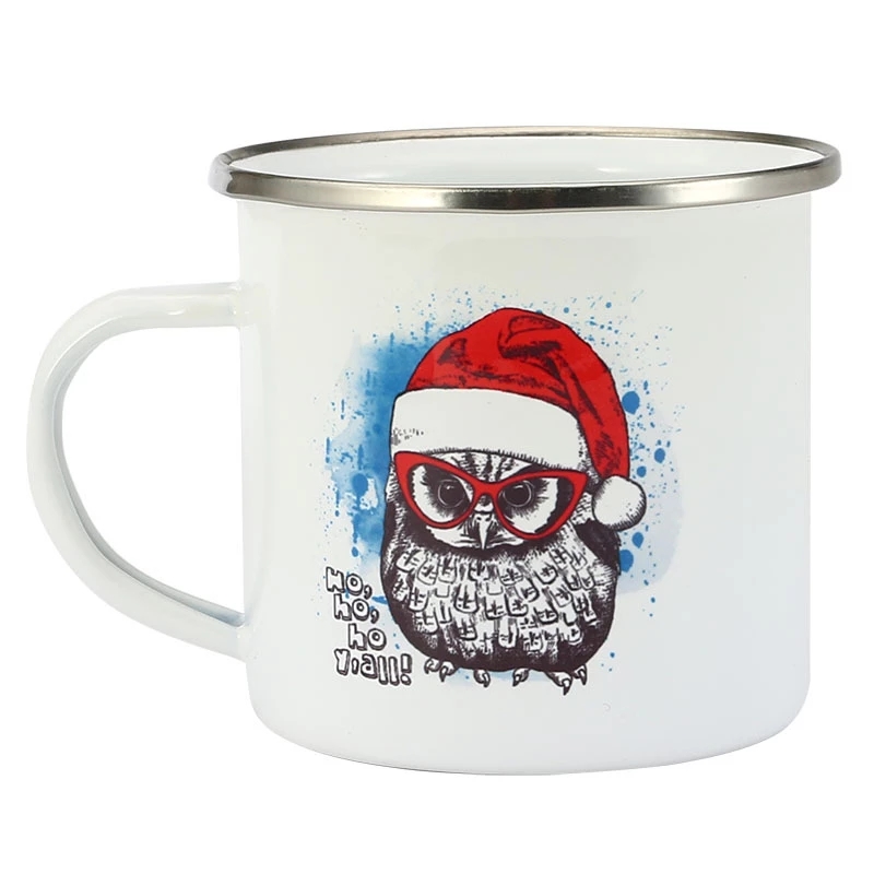 350ML Enamel Coffee Mug DIY LO - огляд і ціна Coffee Tea Photos