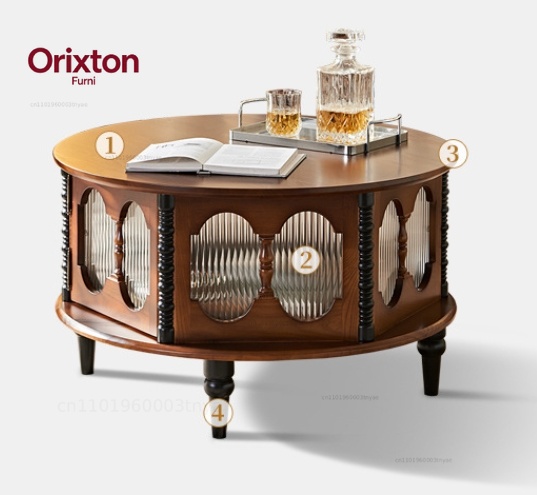 Solid wood coffee table with s - огляд і ціна Coffee Tea Etc