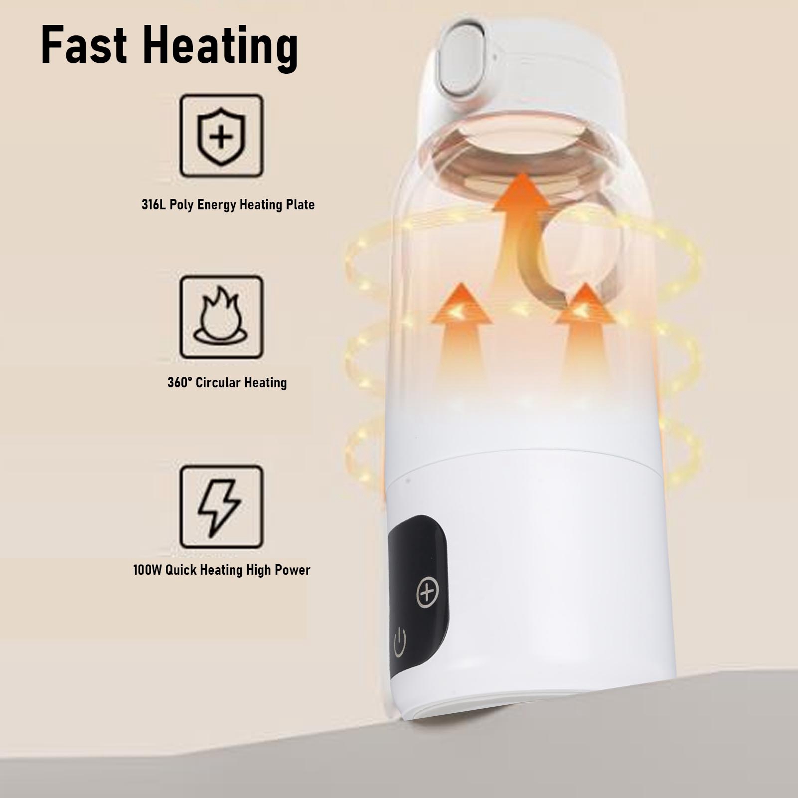 USB PD Fast Charge Portable El - огляд і ціна Tea And Coffee Kettle