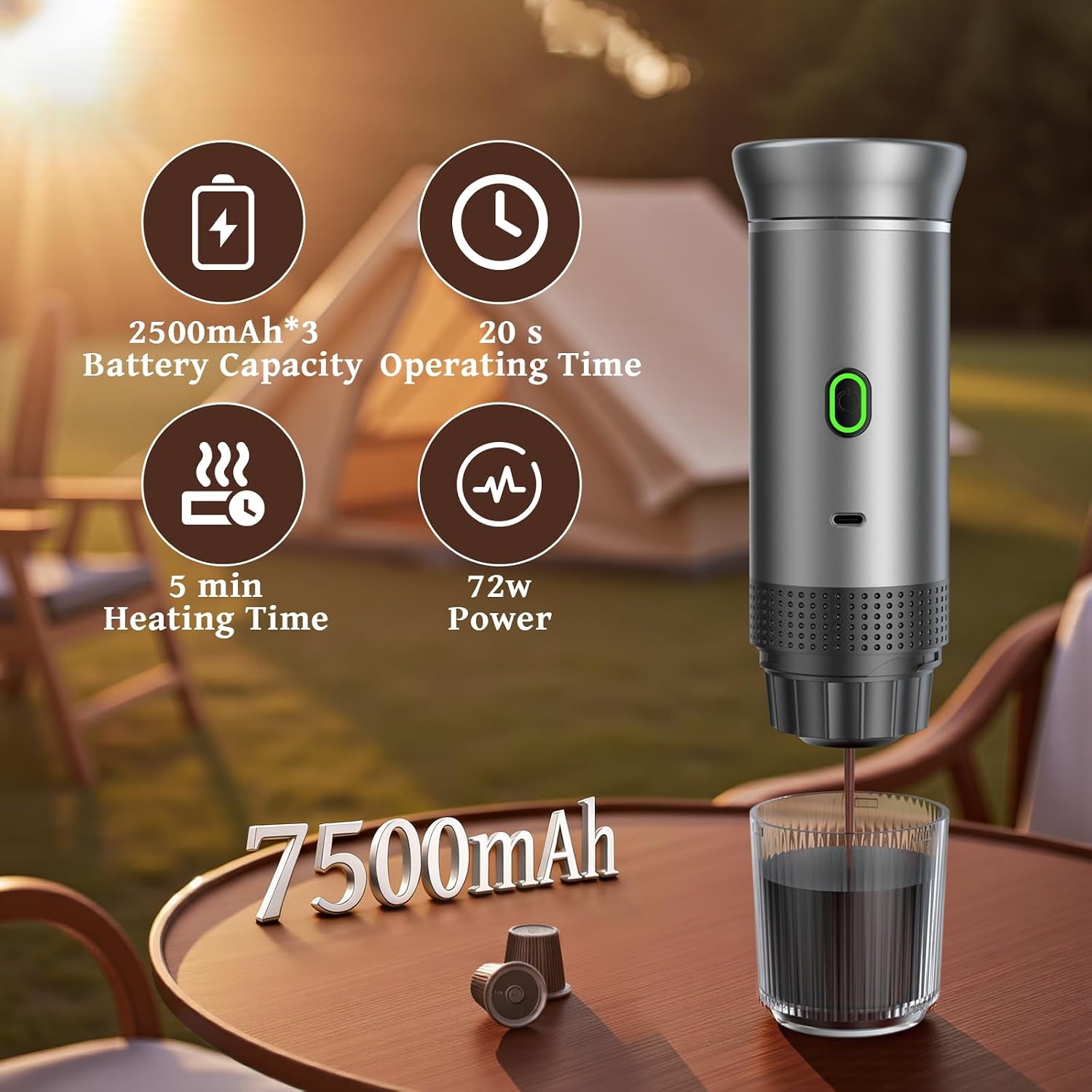 2026 New Upgrade Portable Coff - огляд і ціна Coffee Tea Espresso Machines