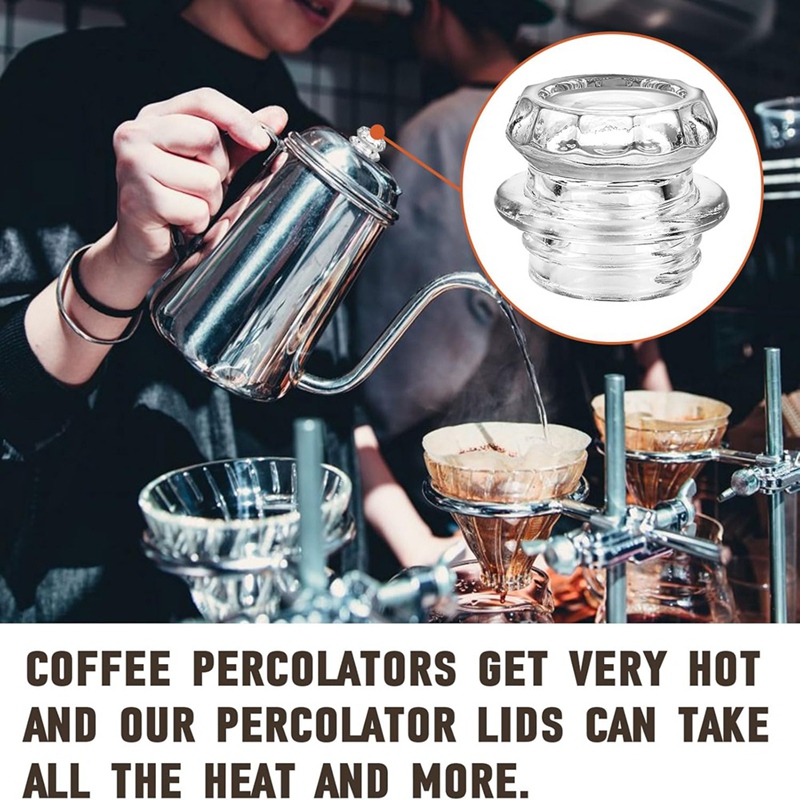 Coffee Percolator Glass Top Re - огляд і ціна Coffee & Tea Haus