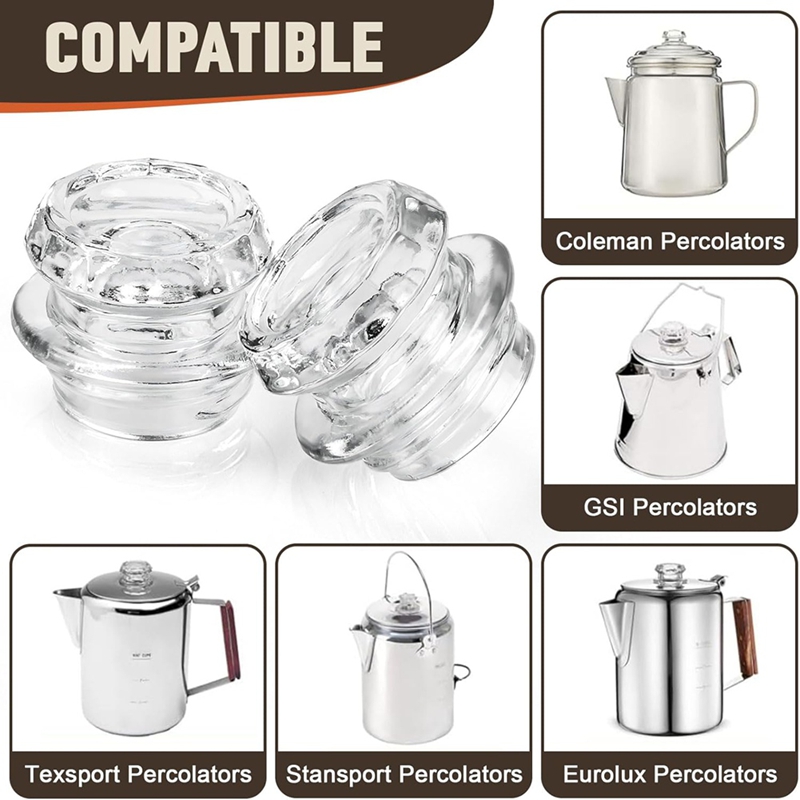 Coffee Percolator Glass Top Re - огляд і ціна Coffee & Tea Haus